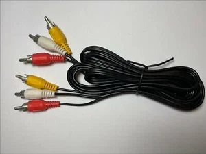 Lettore DVD Portatile Doppio Schermo Collegare Cavo di Piombo RCA - Foto 1 di 4