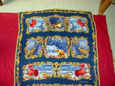 Bufanda de seda Hanae Mori 34"x 34" Foto 1 de 2