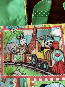NEW Homemade Baby Blanket Cotton Fabric Bazooples 42” X 42” Bib And Pad Included - Picture 1 of 4