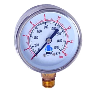 NEW Pressure Gauge to suit Pressure Reducing Valve Range 0kpa - 1600kpa - Picture 1 of 2
