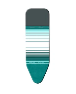 Minky Plus Replacement Ironing Board Cover 122x43cm In White, Grey Yellow - Picture 1 of 2