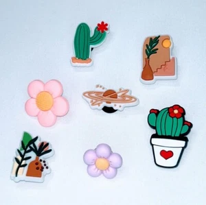 Lot of 7 Croc Jibbitz - Nature and Flowers - Picture 1 of 1