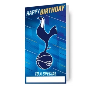 Birthday Card Tottenham Hotspur Personalise Relation using Included Sticker Pack - Picture 1 of 6