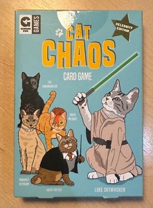 Cat Chaos Kartenaustausch Spiel enthält 25 urkomische Katzenprominente | Ingwer Fuchs - Bild 1 von 1