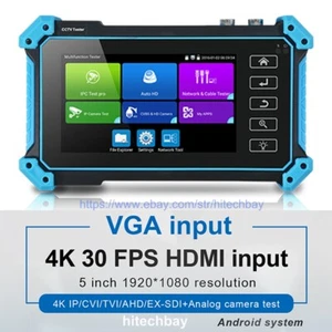 IPC-5200 Plus IPC CCTV Tester 4K IP CVI TVI AHD SDI Analog camera HDMI VGA PoE - Picture 1 of 12