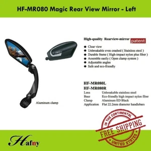 Hafny HF-MR080 Magic Bicycle Rear View Mirror Fully Adjustable - Left - Picture 1 of 3