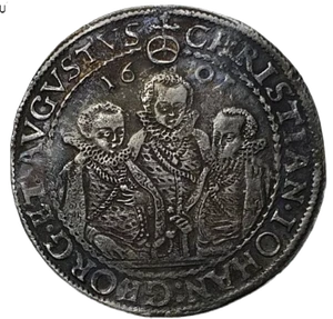 1601-Dresden Germany Taler (AU Details-NGC) - Picture 1 of 4