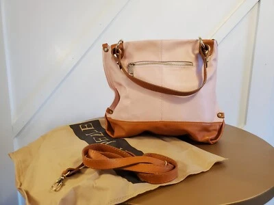 Italian Pink Leather Purse from Florence Italy 10" x 12" x 6.5" - Image 1 of 4