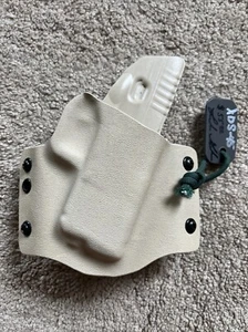 NEW SPRINGFIELD XD-S XDS .45 Kydex OWB Dual Belt Slide Holster RIGHT TAN MSP $55 - Picture 1 of 10