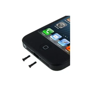 2 PENTALOBO SCREWS FOR IPHONE 5 Replacement Black Metal Accessories Smartphone Kit