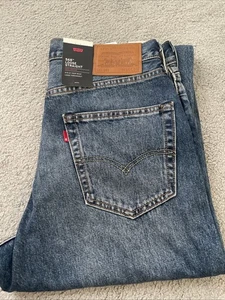 Levi's Premium 568 Loose Straight Blue Jeans Men’s True Size 30Wx28.5L See Desc - Picture 1 of 15