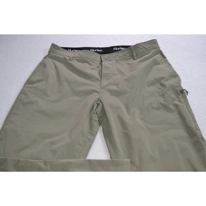 Hurley Gym Pants Golf Casual Zip Cargo Pocket Polyester Blend Mens Size 40 x 29 - Picture 1 of 8