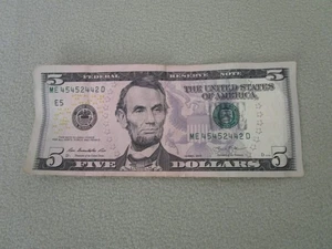 2013 Trinary Five Dollar Bill - Picture 1 of 2