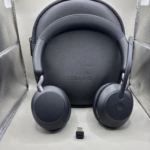 Jabra Evolve2 65 Stereo Wireless Headset (MS Teams) USB C - Black - Afbeelding 1 van 16