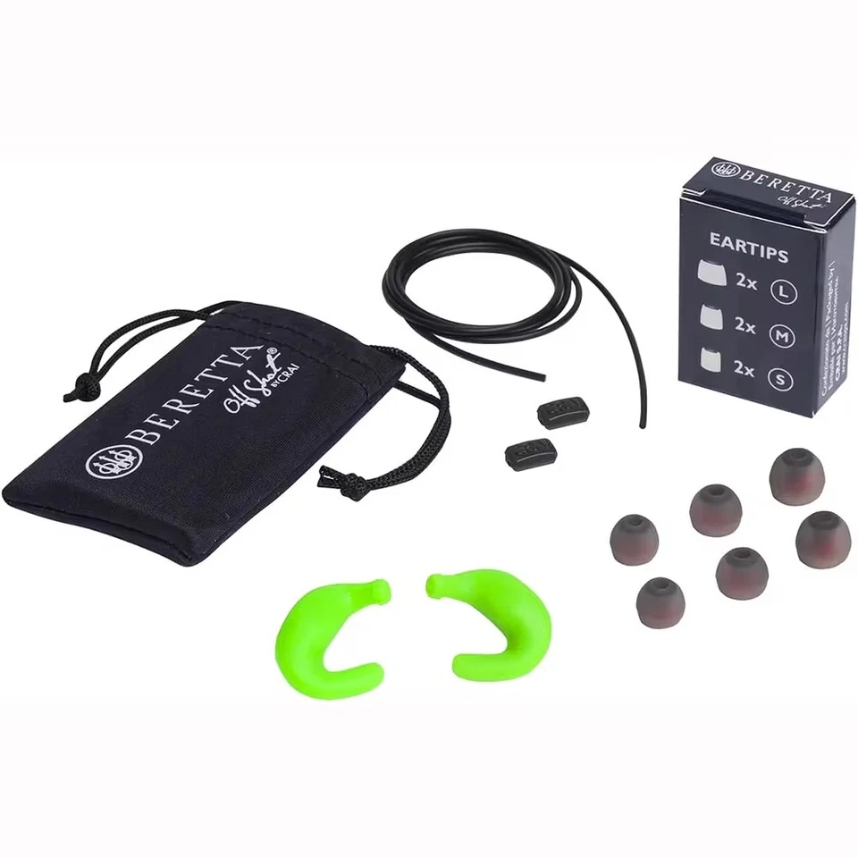 Беретта комфорт плюс EVO беруши, 32 дБ SNR, зеленый, 3 размеров (CF121D004307FFUNI) - Изображение 1 из 1