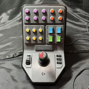 LOGITECH HEAVY EQUIPMENT PANNELLO LATERALE J-U0013 PIATTAFORMA DI CONTROLLO SIMULAZIONE AGRICOLA - Foto 1 di 6