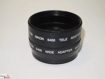 Tele + Wide Adapter 52 MM Tubus Metal E.g. Nikon 5400 Coolpix Tube Adapter - Image 1 of 3