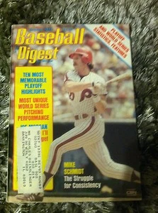 1979 MIKE SCHMIDT COVER BASEBALL DIGEST OCTOBER 1979 COOL - Afbeelding 1 van 1