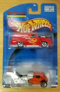 Ford 2001 Hot Wheels Walgreen's exclusivo 56' paquete de 2 con Whatta Drag - Imagen 1 de 1