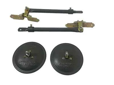 Par de soportes de espejo de brazo ajustable Kit de espejo de 5" para Jeep Willys vintage Foto 1 de 4