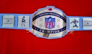 FFL Fantasy Football Championship Belt Adult Size 2mm Brass - Picture 1 of 7
