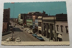 Grove Street, Elgin, Illinois. Postcard (C3) - Picture 1 of 3