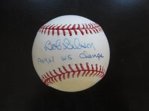 Bob Gibson Autograph Signed Auto Baseball St. Louis Cardinal 64, 67 WS Champs - Picture 1 of 7