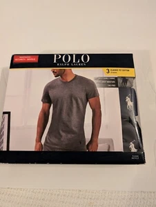 Polo Ralph Lauren Hombre Calce Clásico Algodón Camiseta Paquete de 3 Para Hombre Talla Pequeña - Imagen 1 de 6