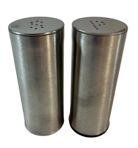 IKEA Salt & Pepper Shakers set of 2 Kitchen Table Dining Stainless Steel - Picture 1 of 6