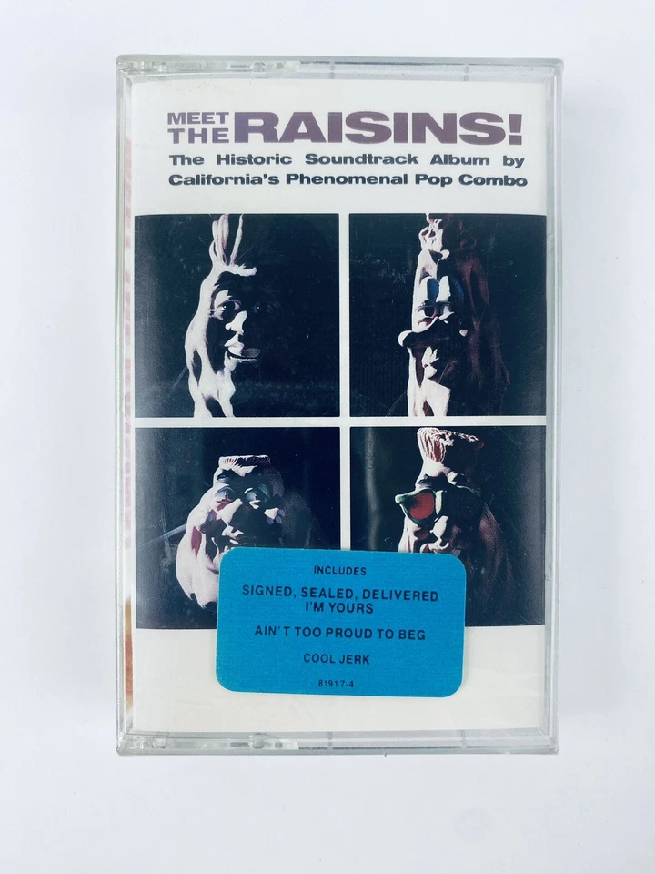 Meet The Raisins TV Soundtrack Cassette Tape 1988 + Hype Ain't To Proud Beg NOS - Image 1 of 3