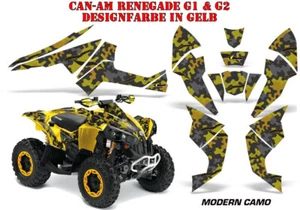 KIT DECORAZIONE GRAFICA AMR RACING ATV CAN-AM RENEGADE G1/G2 MODERNO MIMETICO MAGAZZINO - Foto 1 di 3