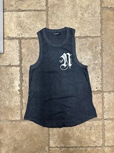 Nahmias ärmelloses Tank Top Shirt N Logo Summerland Gr. Small gerippter Kragen - Bild 1 von 6