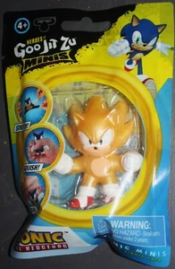 Heroes of Goo Jit Zu Sonic Minis. SUPER SONIC. NEU. Single Stretch 2,5" Igel - Bild 1 von 3