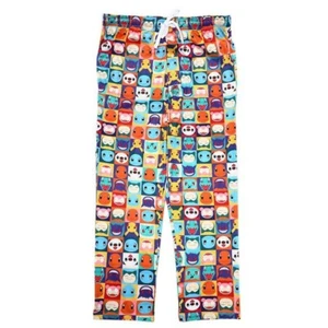 Pokemon Portraits Icons Print Unisex Pajama Pants - Picture 1 of 2
