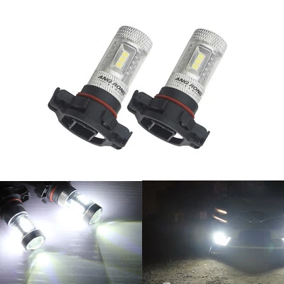 2x For A3 8P H16 PS19W 15SMD LED DRL Daytime Running Light Bulb Lamp Xenon White - Image 1 of 4