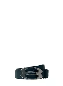 BALENCIAGA Unity $475 Men's Black Leather Belt New & Authentic - Picture 1 of 3