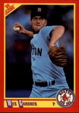 1990 Score #348 Wes Gardner Boston Red Sox MLB Baseball Card NM-MT
