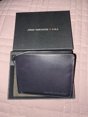 Cartera Hombre Cuero Genuino John Varvatos U.S.A Foto 1 de 4