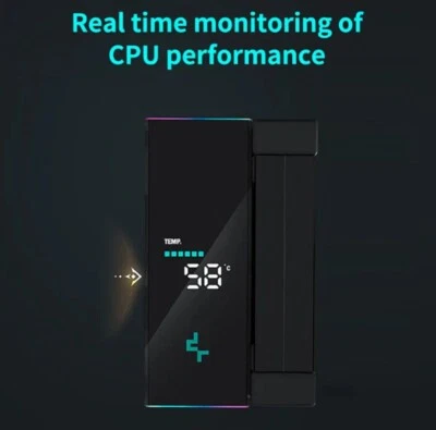 DeepCool AK400 Digital Display Black CPU Cooler - Image 1 of 4