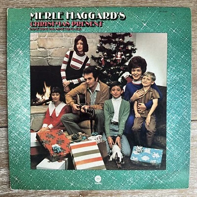 Merle Haggard - Merle Haggard's Christmas Present. Vintage Vinyl LP - Image 1 of 3