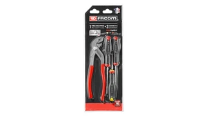 Facom AT3.170PB Waterpump Pliers & 3 Piece Screwdriver Set Phillip & Slotted - Picture 1 of 2