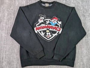 Vintage 1993 Animaniacs Crewneck Sweatshirt XL Heavy 90s Warner Bros Made in USA - Picture 1 of 12