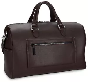 Robert Graham ​Year-Round Duffel Bag Brown One Size Leather Lined Imported - Picture 1 of 5