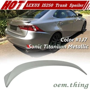 2014-2020 Fit FOR Lexus IS250 IS200t F Type 3rd Trunk Spoiler Sedan ABS Painted - Picture 1 of 8