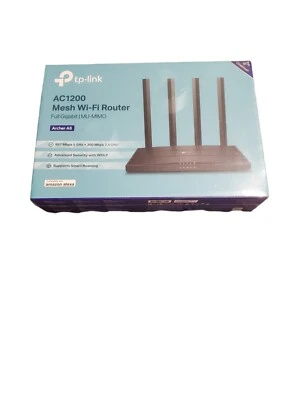 TP-Link AC1200 Gigabit WiFi Router (Archer A6 V3) - Dual Band MU-MIMO - Image 1 of 4