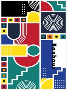 Bauhaus Zeitloses Design Premium Qualität A3 Druck Poster Wandbild Wohndeko Geschenk - Bild 1 von 1