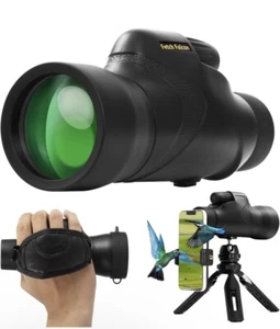 NEW Fetch Falcon12x50 IPX7 Nitrogen Filled BAK4 FMC ED Monocular & Accessories - Picture 1 of 9