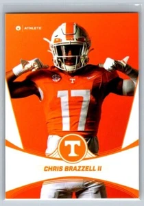 Chris Brazzell II White Parallel Insert Tennessee Volunteers 2024 Onit Football - Picture 1 of 2