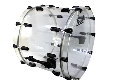 Pearl кристалл бит 22 x 16 бас ударный барабан - ультра прозрачный #R2639 - Изображение 1 из 4