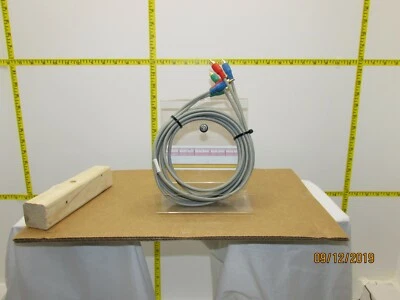 Listing is for(1)9 FT 3 RCA Male Component Cable Grey Video Cable 3Male Each End - Image 1 of 4